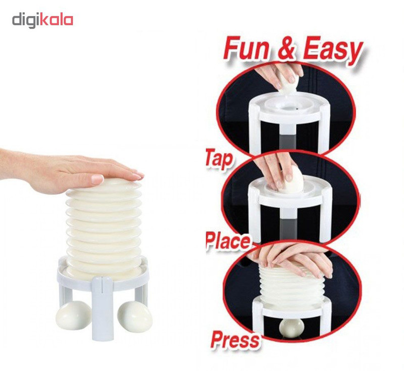 پوست کن تخم مرغ آب پز مدل Egg Stracor
