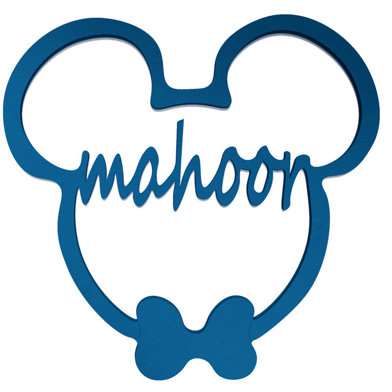 دیوارکوب آرتافرین مدل اسم ماهور طرح Mickey Mouse