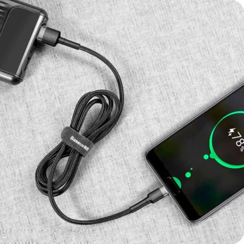 کابل تبدیل USB به USB-C باسئوس مدل CAFULE CATKLF-BG1 طول 1 متر