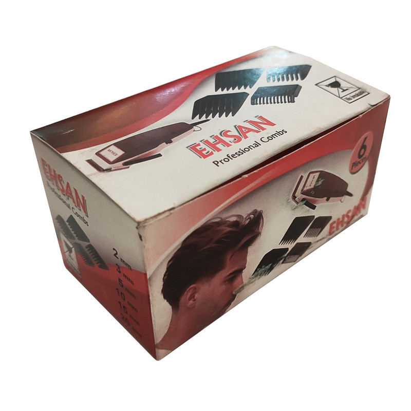 ست شانه ماشین اصلاح احسان کد 01 مجموعه 6 عددی