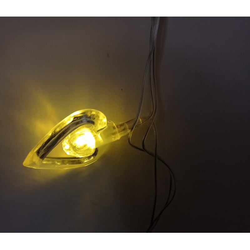 ریسه ال ای دی مدل قلب کریستالی کد 20Lamp طول 4.5 متر