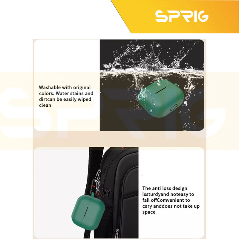 کاور اسپریگ مدل Silicon-SP مناسب برای کیس هدفون بی سیم سامسونگ Galaxy Buds 3  3 Pro