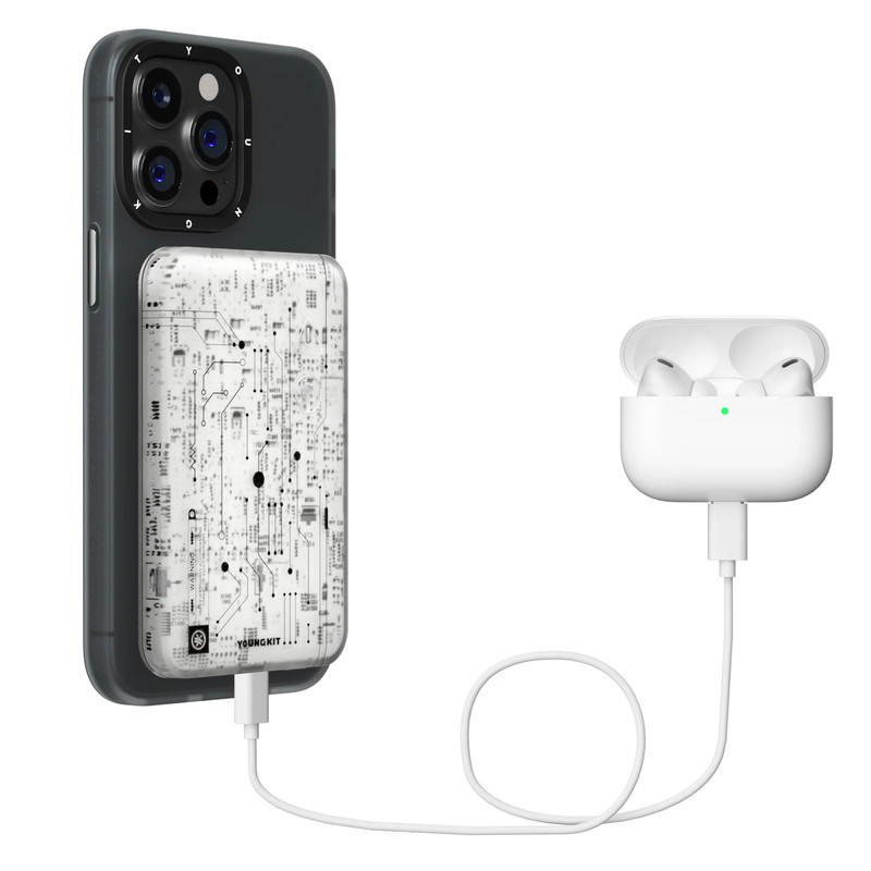 پاوربانک یانگ کیت مدل MagSafe Compatible کد Z02 ظرفیت 5000 میلی آمپر ساعت