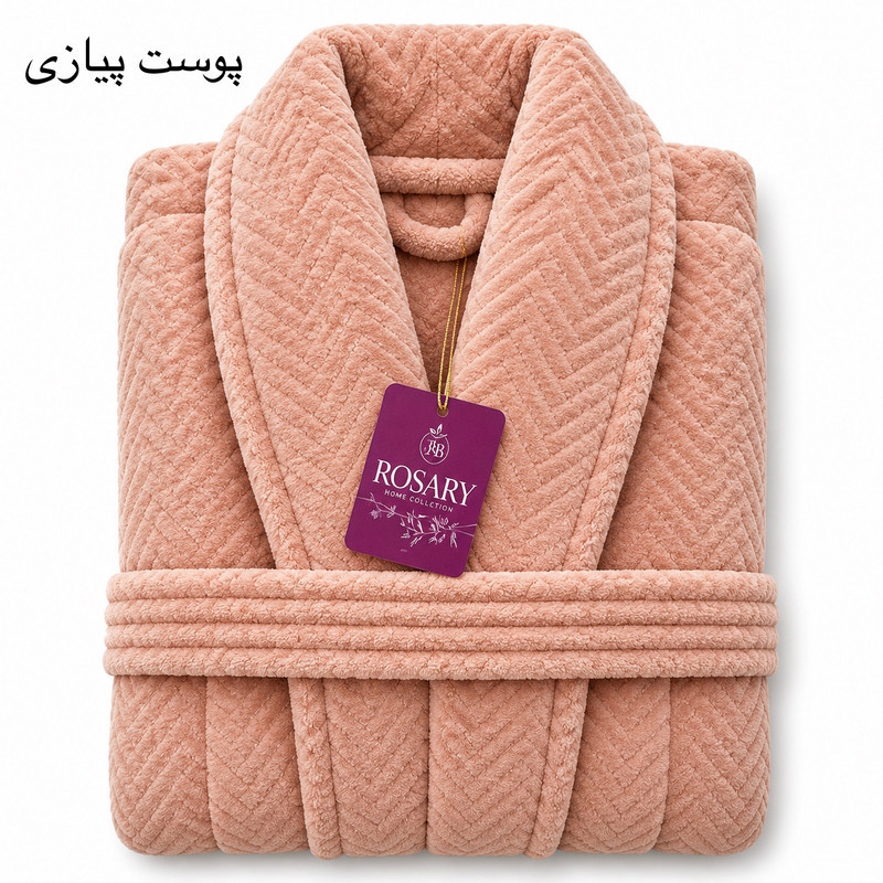 حوله پالتویی روزاری مدل تورال سایز 125×130 سانتی متر مناسب برای محدوده قد 165 تا 190 سانتی متر