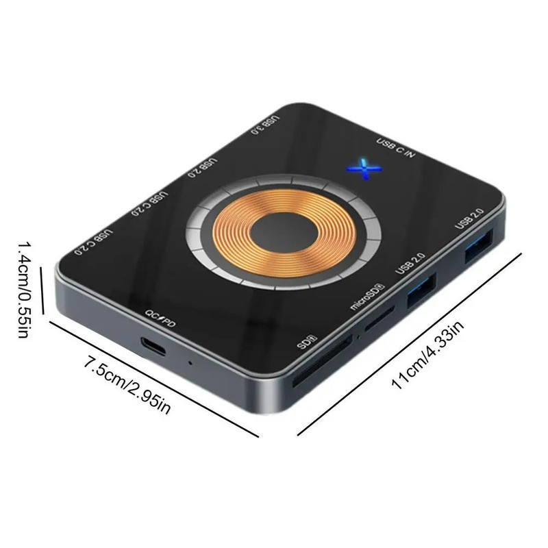 هاب داک استیشن 10پورت مدل multi port wireless charger-10port