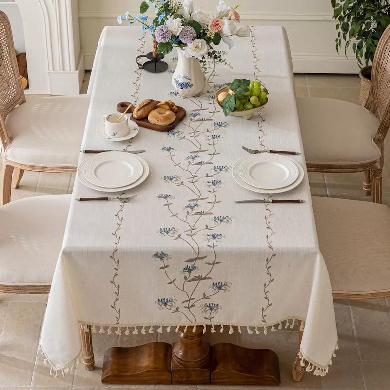 رومیزی مدل flora سایز 180x140 سانتی‌متر