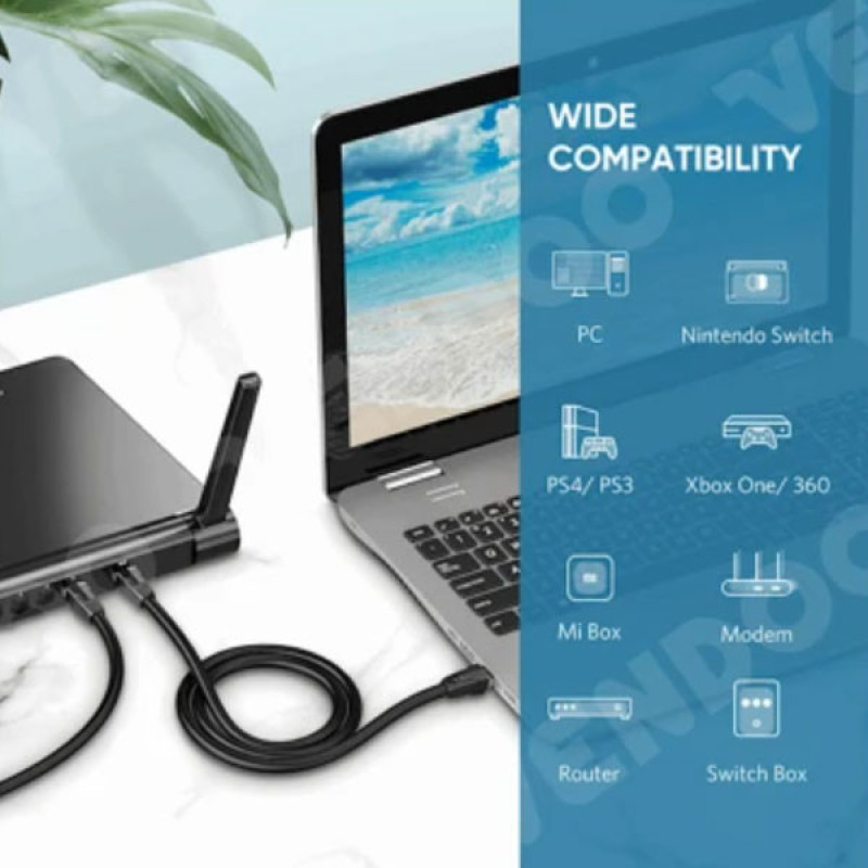 کابل شبکه CAT8 یوگرین مدل NW121-70327