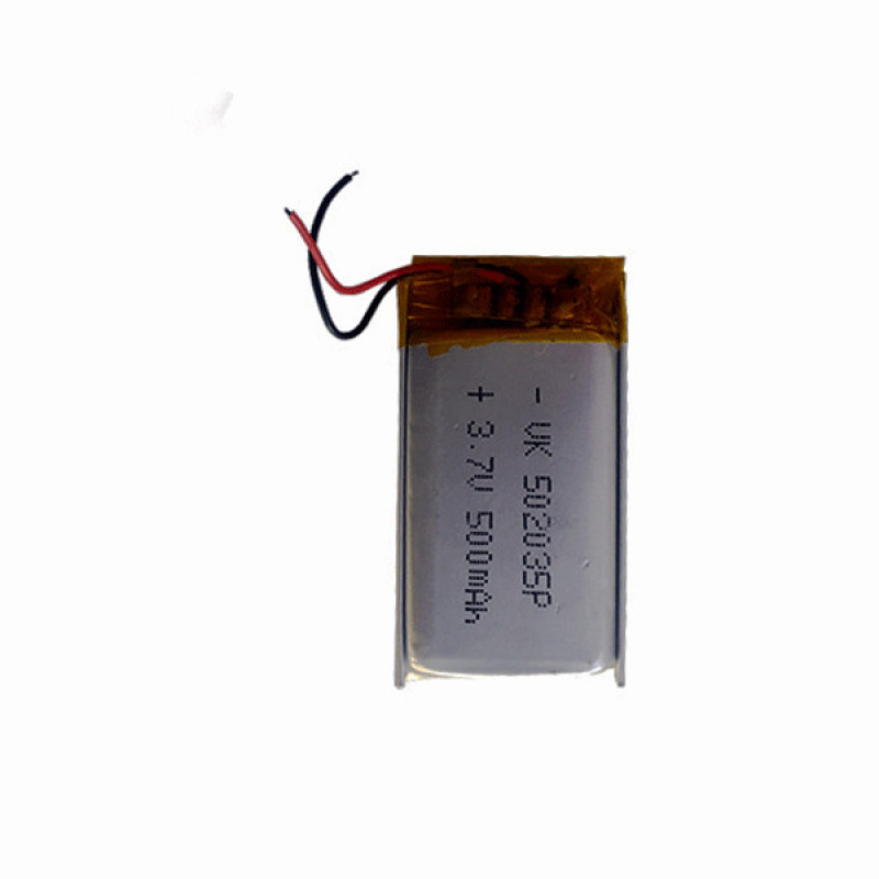باتری لیتیوم یون مدل 502035p ظرفیت 500میلی آمپر ساعت