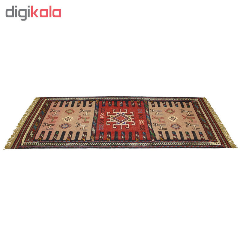 گلیم دستبافت دو متری کد 980764