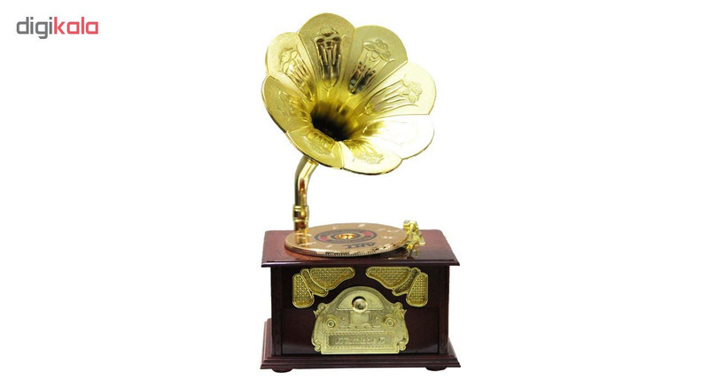 جعبه موزیکال طرح گرامافون کد 1560