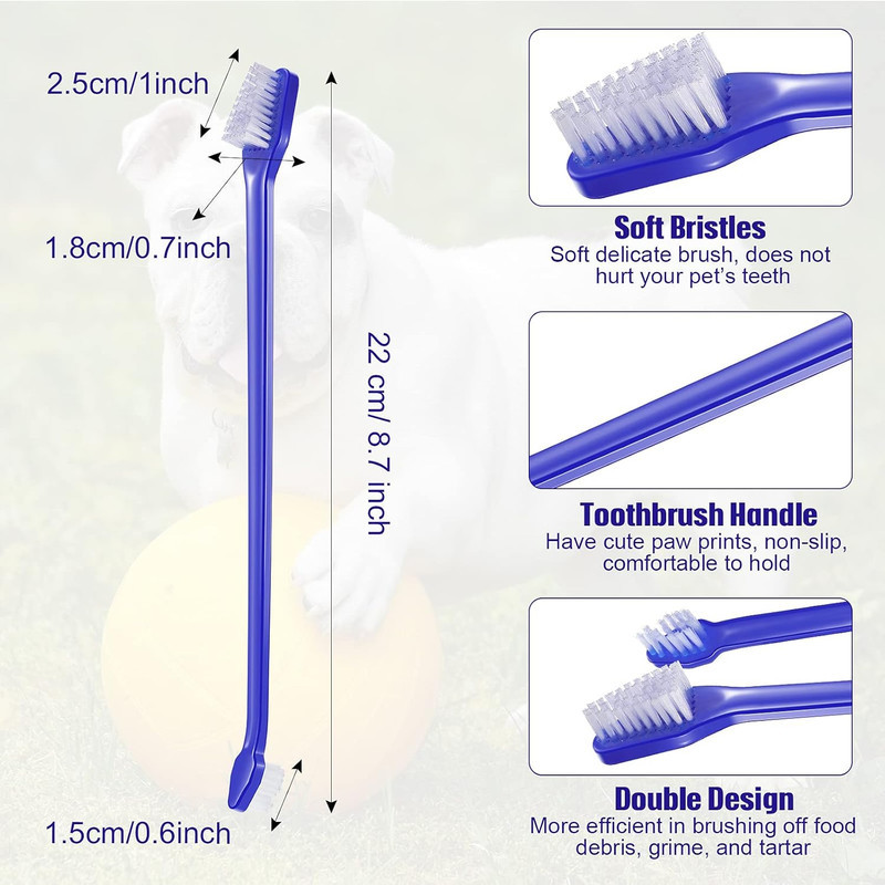 مسواک سگ و گربه مدل Dental Care بسته سه عددی