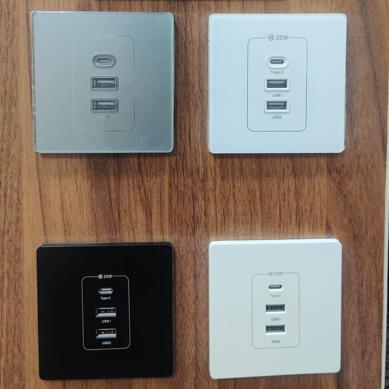 پریز مدل توکار USB-TYPE-C