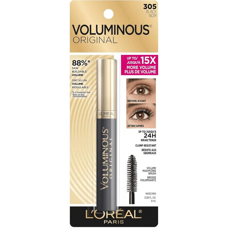 ریمل جدا کننده اورآل مدل Voluminous شماره 305 رنگ مشکی