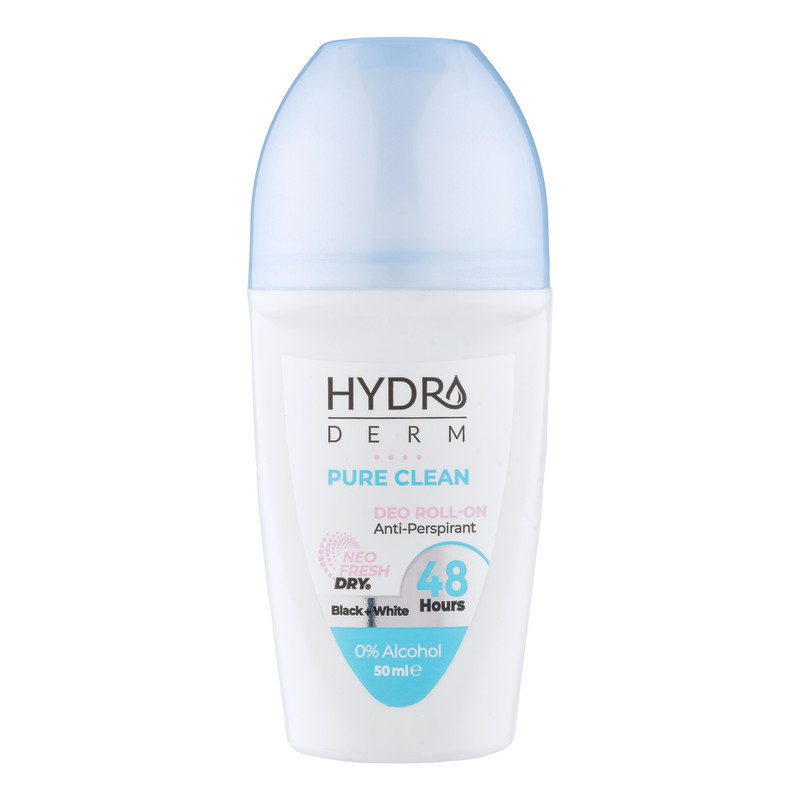 رول ضد تعریق زنانه هیدرودرم مدل Pure Clean حجم 50 میلی لیتر