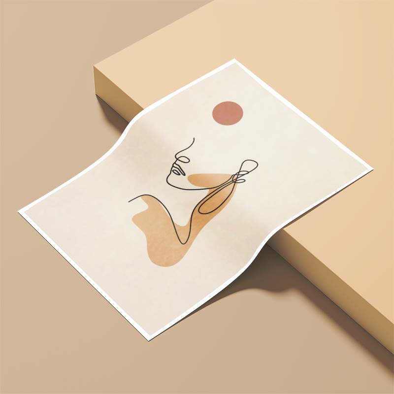 پوستر کارنيکا طرح مینیمال Minimal کد 30602 مجموعه 8 عددی