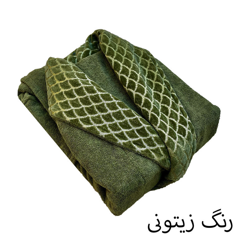 حوله پالتویی هنرمند مدل آجری سایز ۱۲۵
