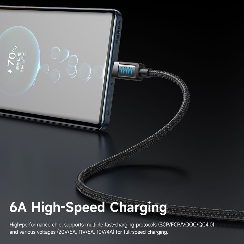 کابل تبدیل USB به USB-C مک دودو مدل CA-033 طول 1.2 متر