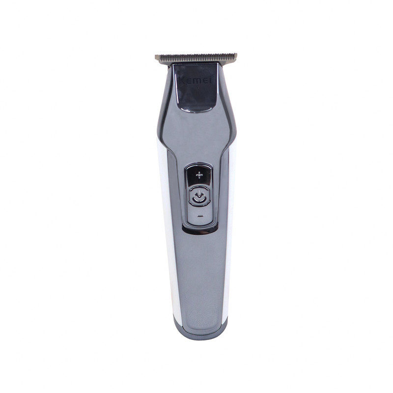 ماشین اصلاح موی سر و صورت کیمی مدل KM-5027 Professional با تیغه تیتانیوم پیشرفته، باتری لیتیوم یون 1400 میلی‌آمپر، شارژ تایپ‌سی، طراحی ارگونومیک و قابلیت استفاده خشک و مرطوب