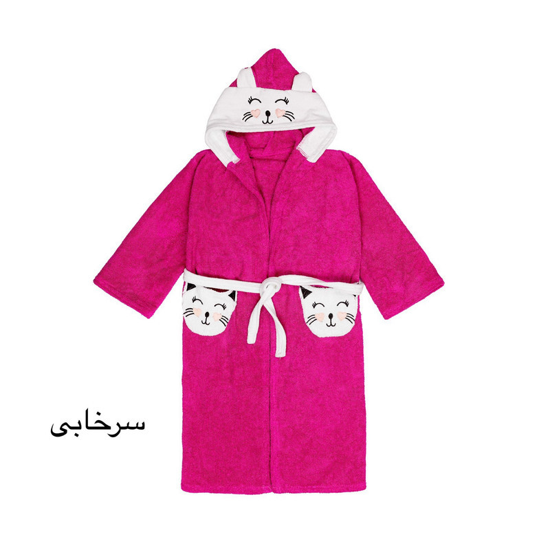 حوله پالتویی کودک و نوزاد هنرمند مدل cat سایز 60