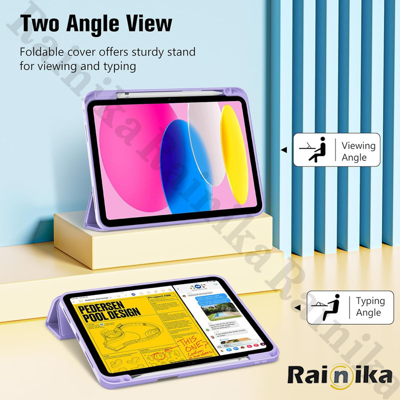 کیف کلاسوری رینیکا مدل Slim Tab مناسب برای تبلت اپل iPad Air 11-inch M3 (2025)  iPad Air 11-inch M2 (2024)  iPad Air 5th (2022)