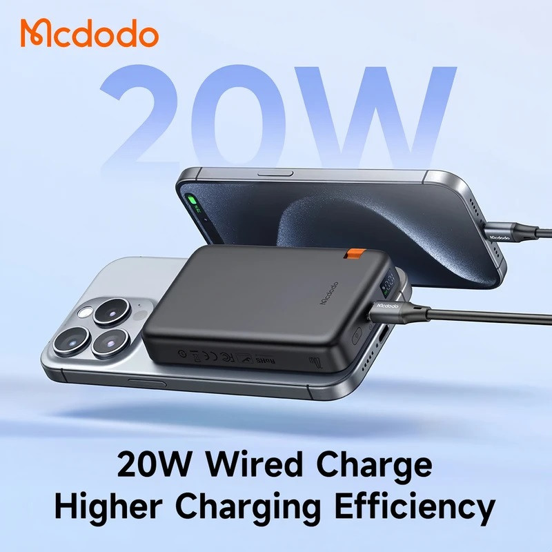 پاوربانک مک دودو مدل MC-1461ظرفیت 10000 میلی آمپرساعت
