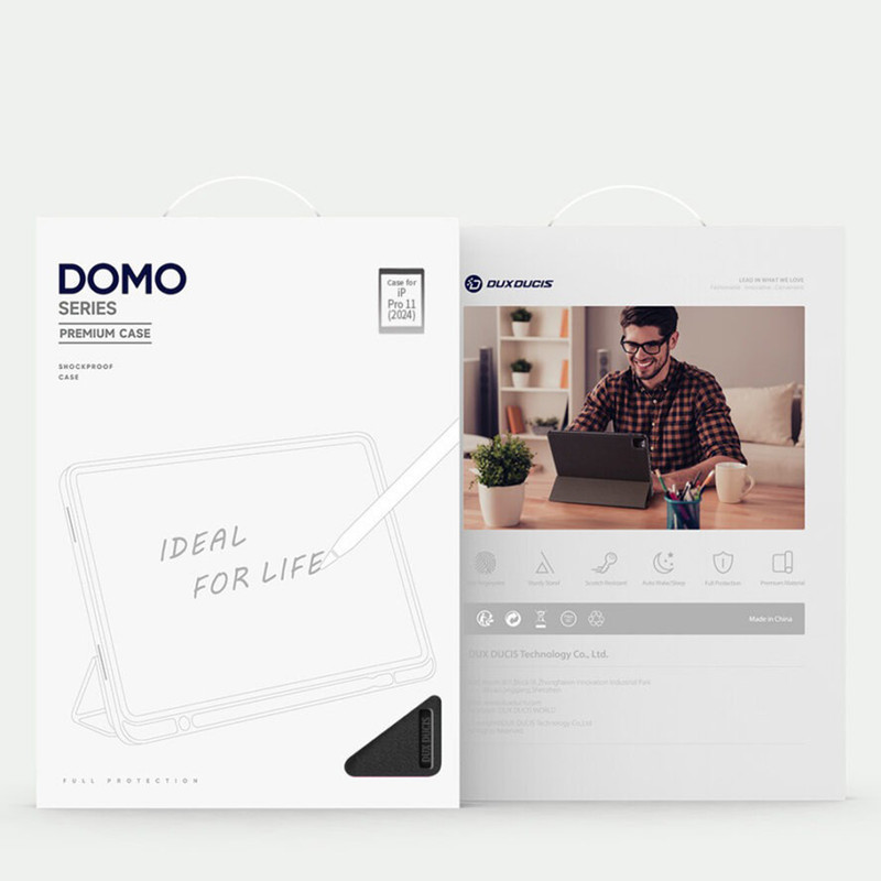 کیف کلاسوری دوکس دوکیس مدل DOMO مناسب برای تبلت اپل A iPad Pro 2024-11 Inch، Apple iPad Pro 2025-11 Inc