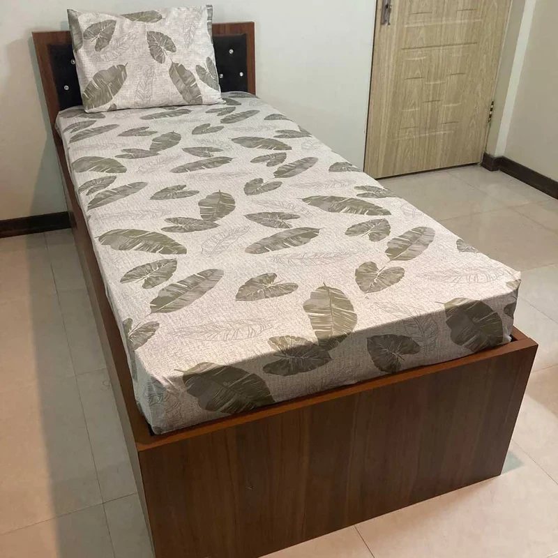 سرویس روتختی مدل کشدار سوسن ترک کد 90 1 نفره 2 تکه