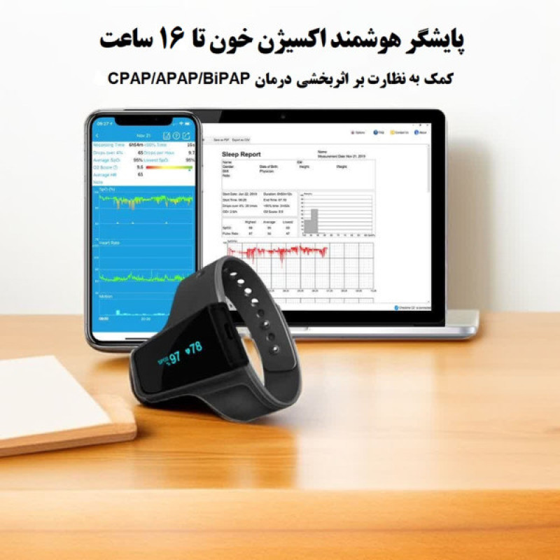 پالس اکسیمتر ولو مدل Checkme O2