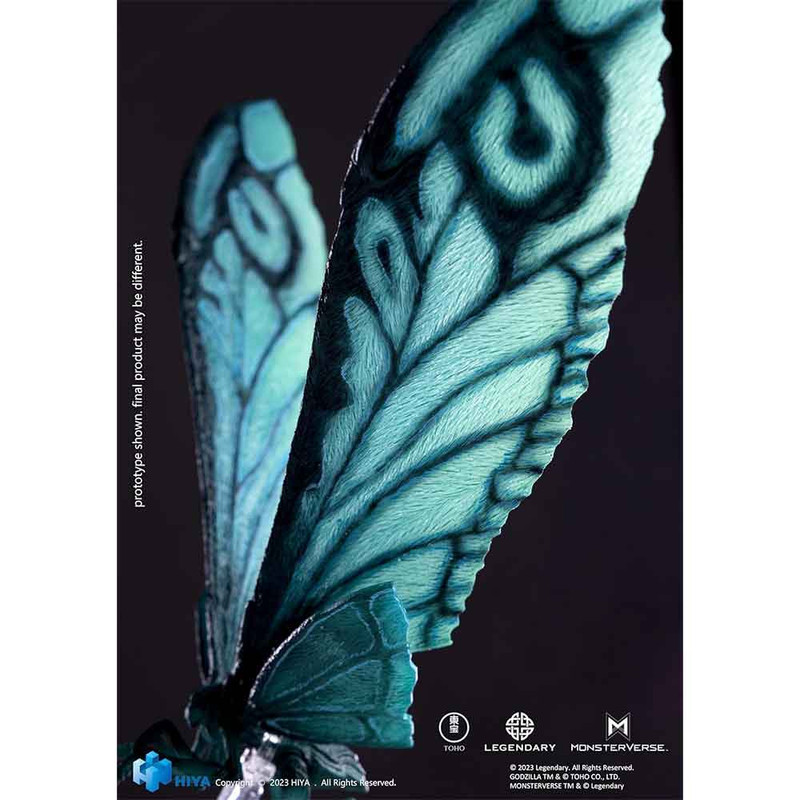 اکشن فیگور هیا تویز مدل ماترا گودزیلا طرح Godzilla King of The Monster Mothra Emerald Titan ارتفاع 20 سانتی‌متر