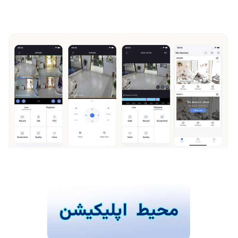 دوربین مداربسته تحت شبکه وونک مدل M2-3mp