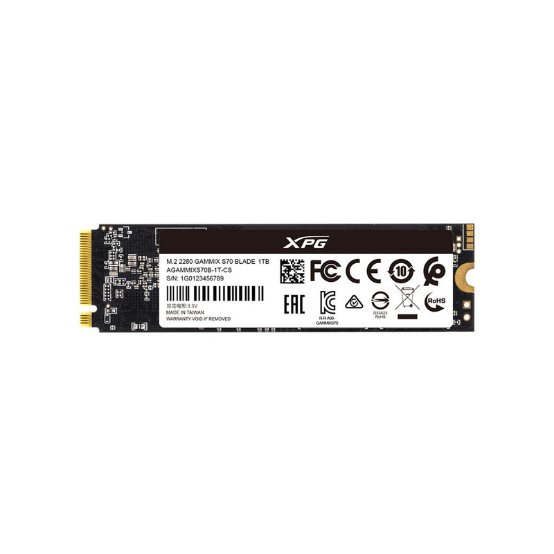 اس اس دی اینترنال ایکس پی جی مدل XPG GAMMIX S70 BLADE ظرفیت 2 ترابایت