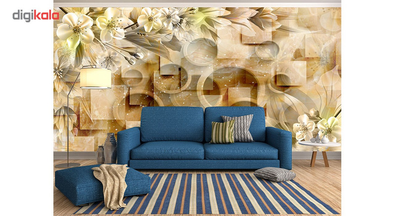 کاغذ دیواری سالسو طرح white flower