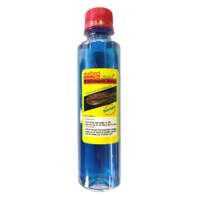 محلول ضد سفیدک ماهی زبرا مدل whitespot away حجم 250 میلی لیتر