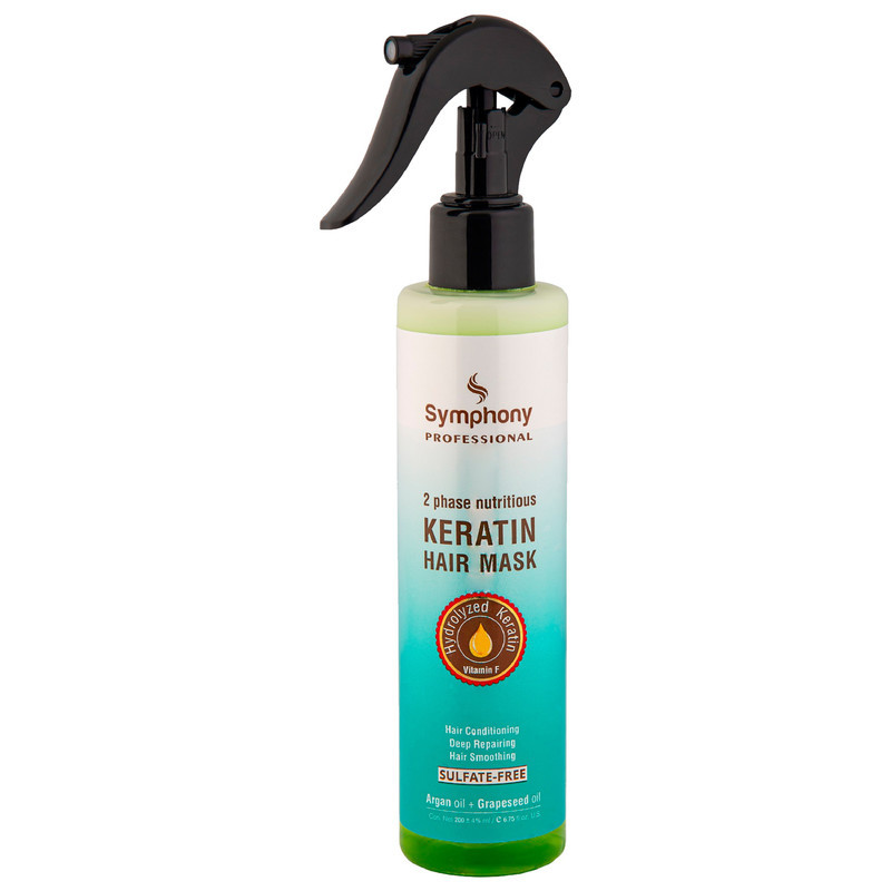 ماسک مو سیمفونی مدل keratin حجم 200 میلی لیتر