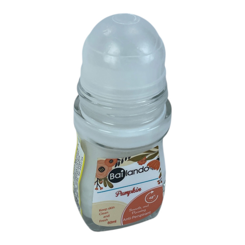 رول ضد تعریق رودیر مدل Pumpkin حجم 50 میلی‌لیتر با رایحه ملایم و بدون سولفات، ماندگاری 48 ساعت مناسب تابستان