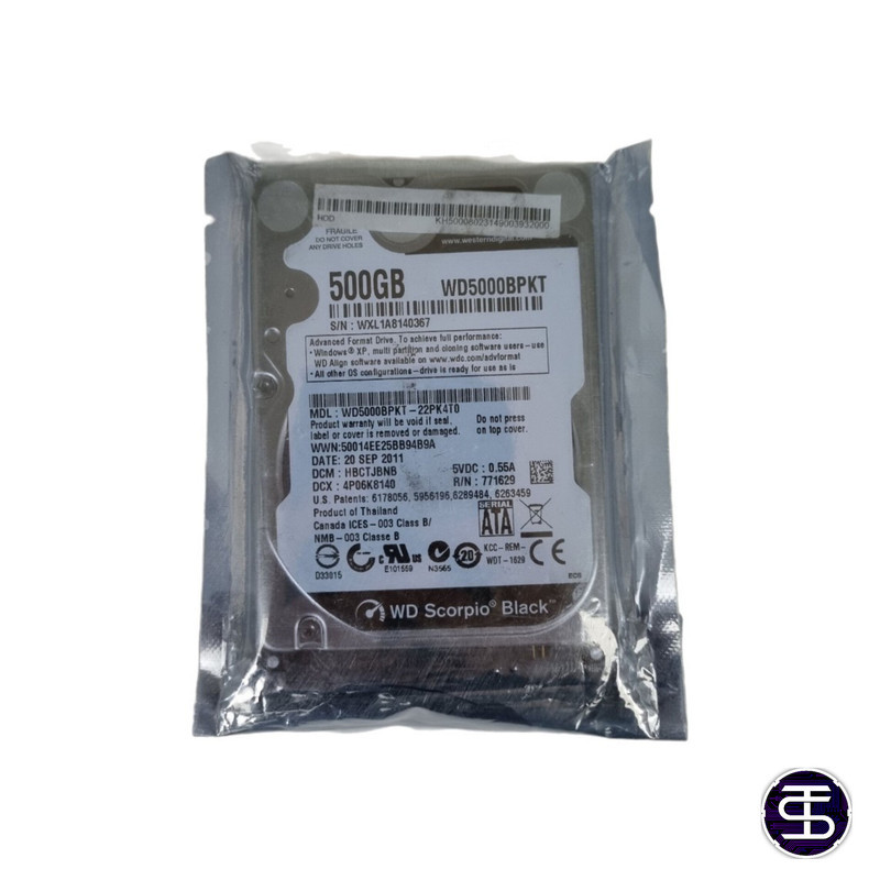 هارد دیسک وسترن دیجیتال مدل WD500LPLX ظرفیت 500 گیگابایت