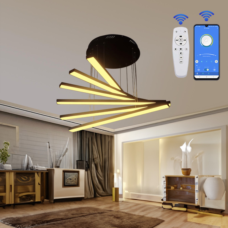 لوستر مدل مدرن سرو آویز کد SC6
