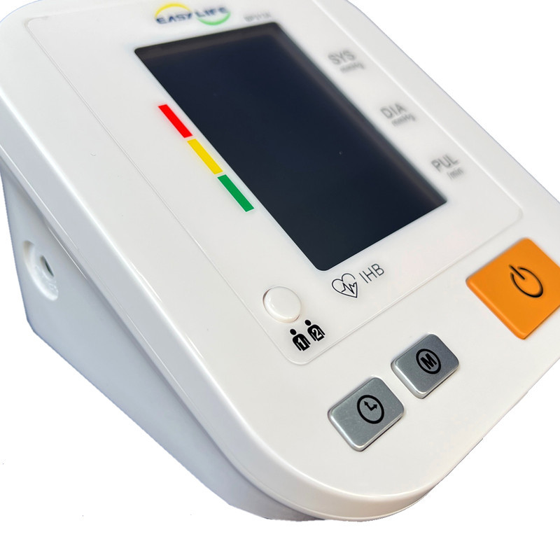 فشارسنج دیجیتال بازویی ایزی لایف مدل BP313A با قابلیت اندازه‌گیری فشار خون و ضربان قلب، تشخیص آریتمی، بازوبند قابل شستشو، منبع انرژی باتری و کابل USB، مناسب بازو 22 تا 42 سانتی‌متر