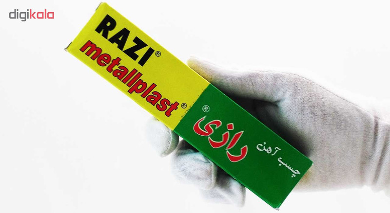 چسب آهن رازی مدل Metallplast حجم 50 میلی لیتر بسته 2 عددی