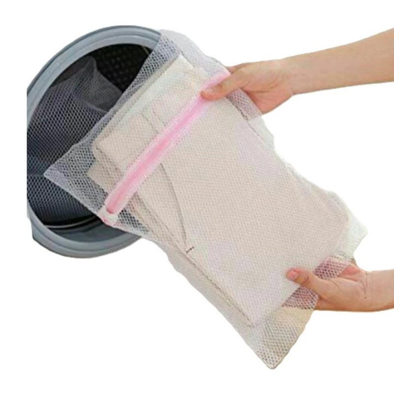 محافظ شست و شوی لباس زیر لوفایبر مدل توری محفظه 40-30