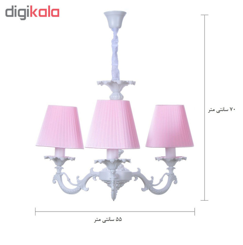 لوستر تابنده مدل یاس R01