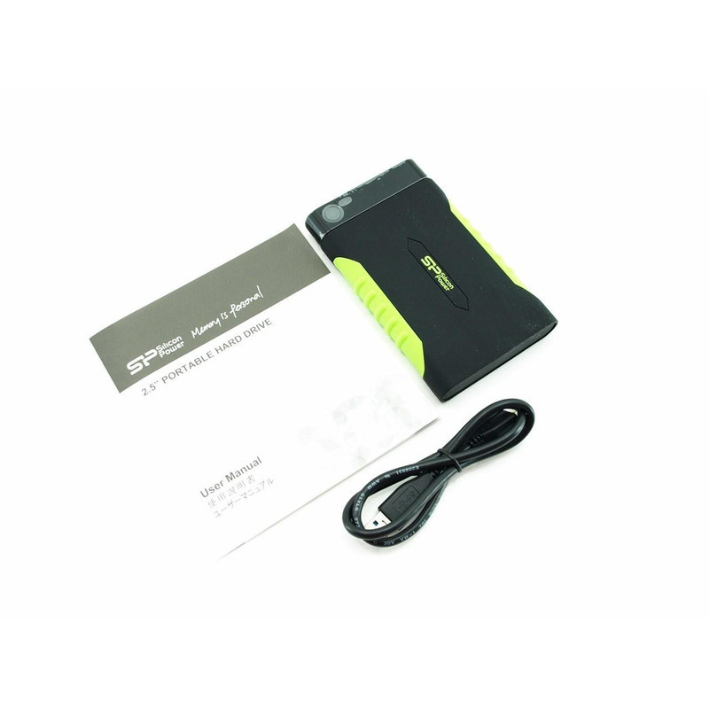 هارد اکسترنال سیلیکون پاور مدل Armor A15 ظرفیت 1 ترابایت دارای رابط USB Type-A