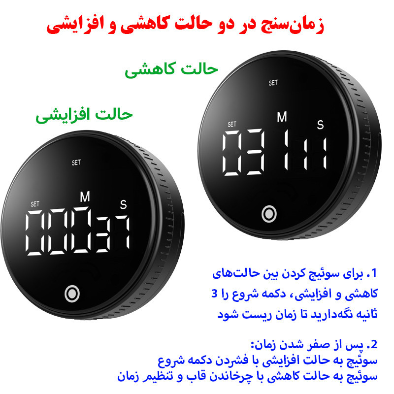 زمان‌سنج مدل شارژی طرح 1000 دقیقه کد TS-34