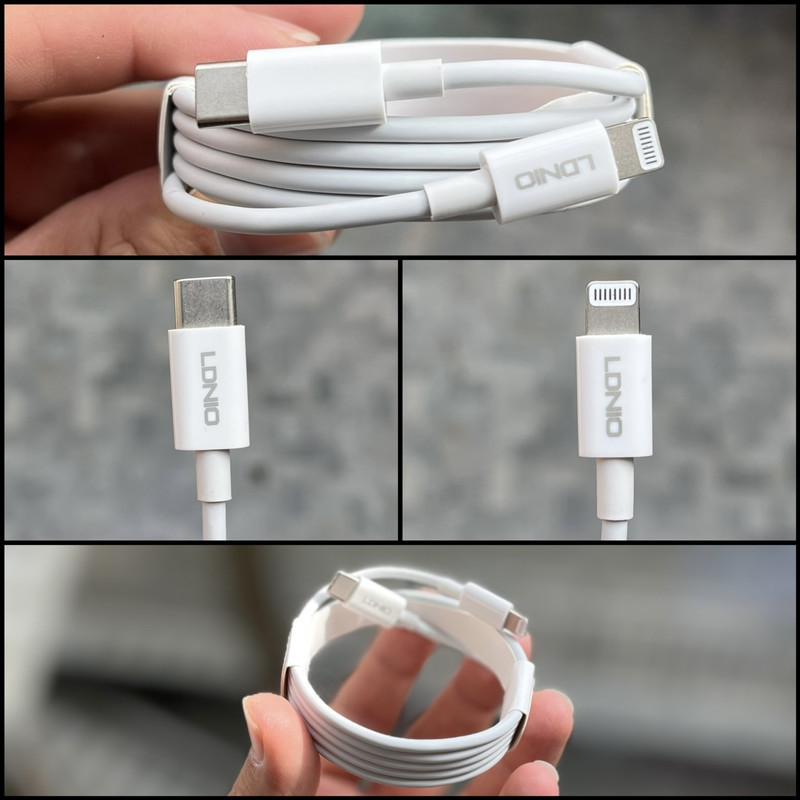 کابل تبدیل USB-C به لایتنینگ الدینو مدل  iPhone 13 Pro Max طول 1 متر