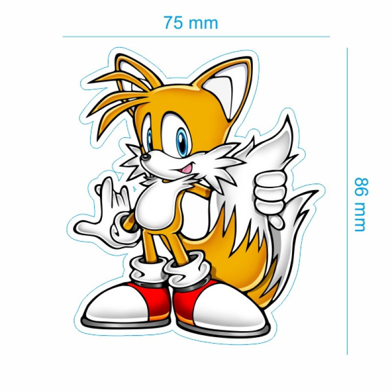 برچسب بدنه موتورسیکلت طرح سونیک SONIC کد 3
