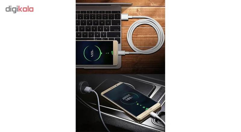 کابل تبدیل USB به USB-C مدل HL1289 طول 1 متر