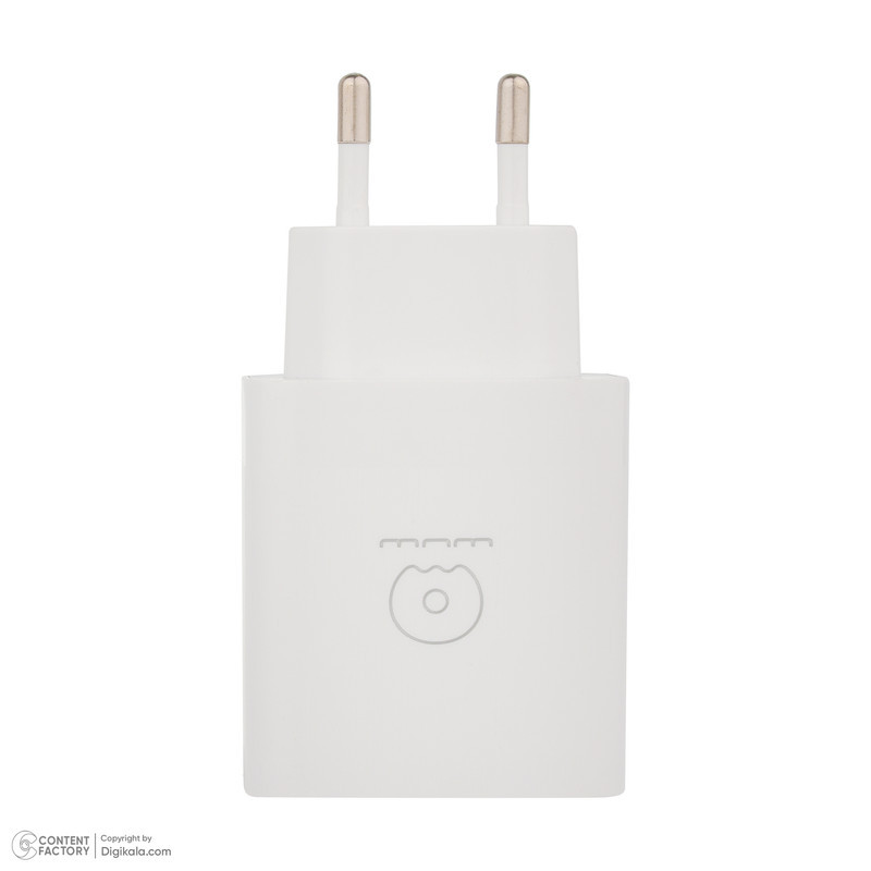 شارژر دیواری 18 وات دبلیو یو دبلیو مدل T95 به همراه کابل USB به USB-C طول 1 متر
