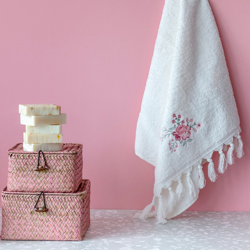 حوله انگلیش هوم مدل Rose Bright سایز 50x80 سانتی متر