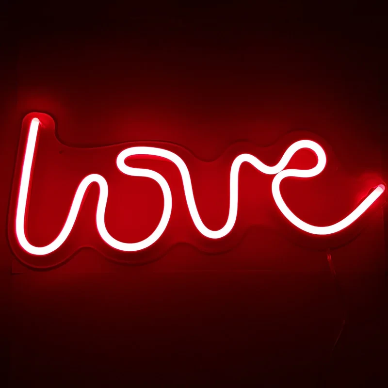 تابلو نئون طرح love
