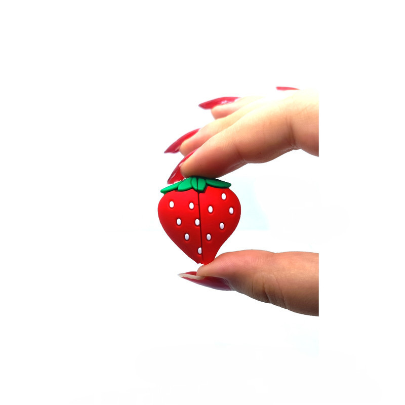محافظ کابل شارژ و هندزفری مدل Strawberry44 بسته سه عددی